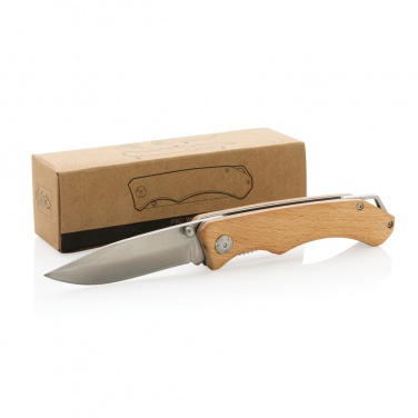 Logotrade business gift image of: Wooden outdoor knife