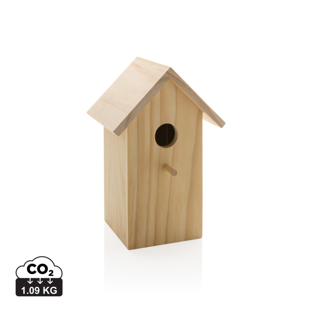 Logotrade promotional product image of: Wooden birdhouse