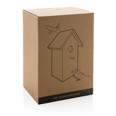 Logotrade promotional product image of: Wooden birdhouse