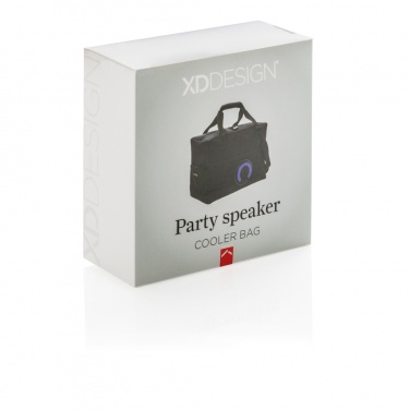 Logo trade promotional items image of: Party speaker cooler bag