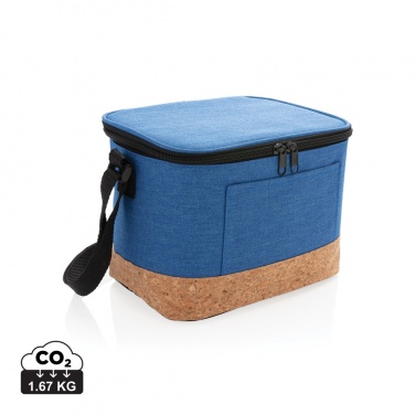 Logo trade promotional gift photo of: Two tone cooler bag with cork detail