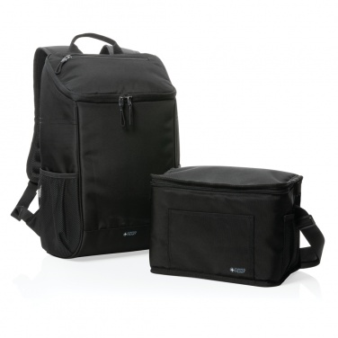 Logo trade promotional giveaways image of: Swiss Peak AWARE™ 1200D deluxe cooler backpack