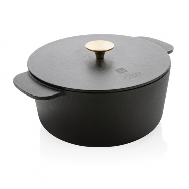 Logo trade promotional giveaways image of: Ukiyo cast iron pan large