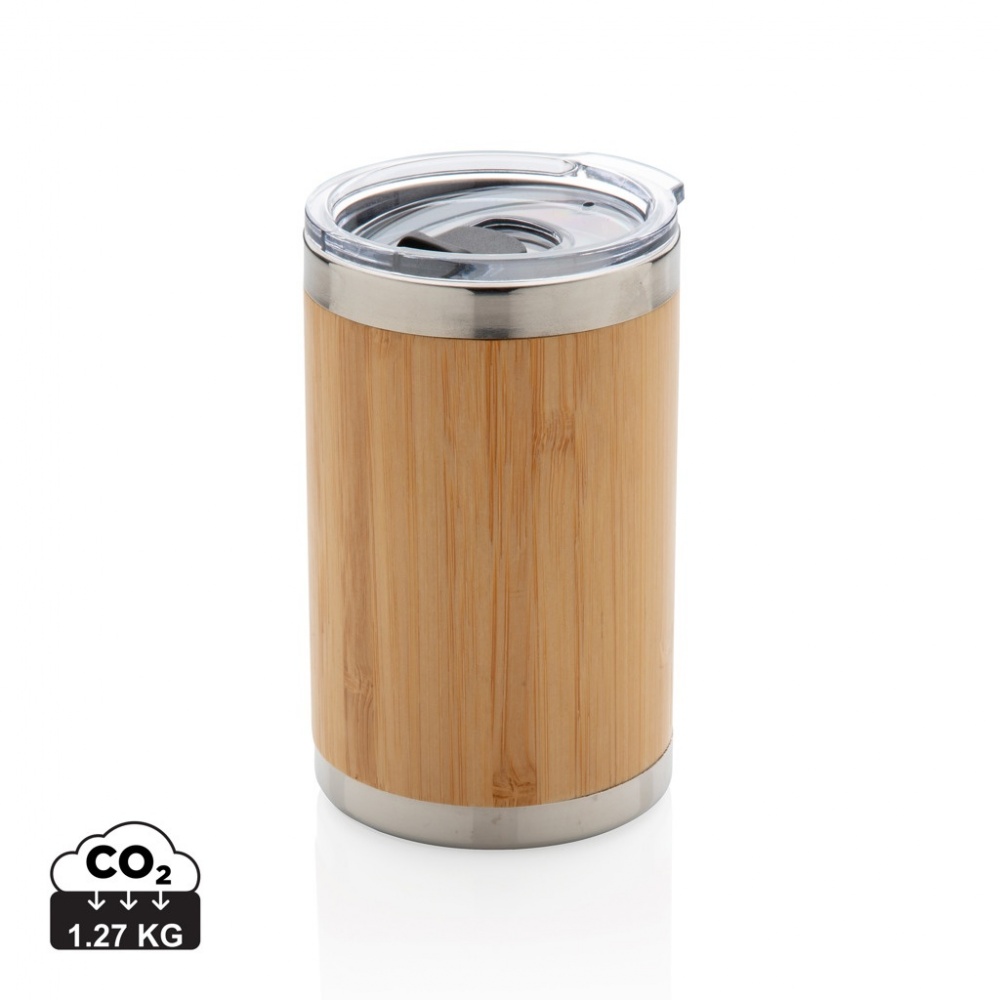 Logotrade promotional product image of: Bamboo coffee to go tumbler