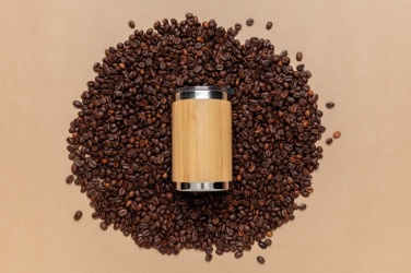 Logo trade promotional giveaway photo of: Bamboo coffee to go tumbler