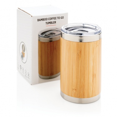 Logotrade advertising products photo of: Bamboo coffee to go tumbler