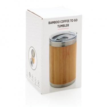 Logotrade promotional product picture of: Bamboo coffee to go tumbler