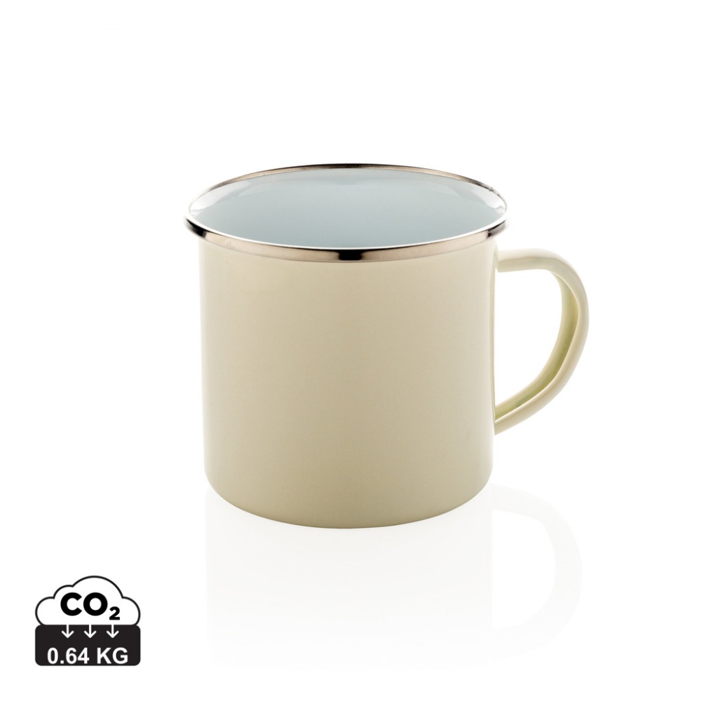 Logo trade business gift photo of: Vintage enamel mug