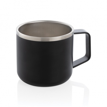 Logo trade promotional products image of: Stainless steel camp mug