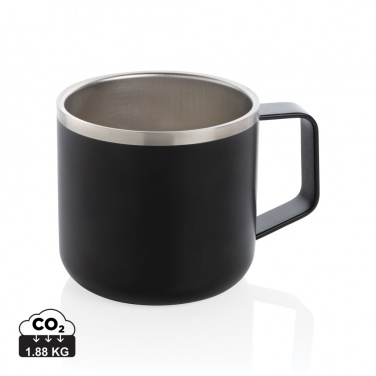 Logo trade advertising products image of: Stainless steel camp mug