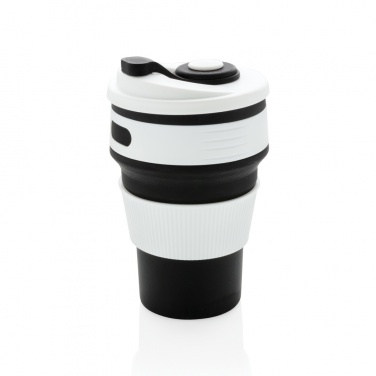 Logo trade business gift photo of: Foldable silicone cup