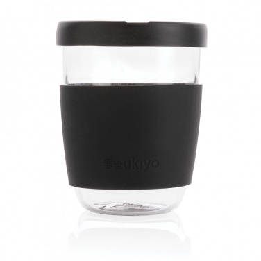 Logo trade business gift photo of: Ukiyo borosilicate glass with silicone lid and sleeve