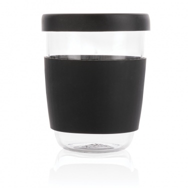 Logotrade promotional merchandise photo of: Ukiyo borosilicate glass with silicone lid and sleeve