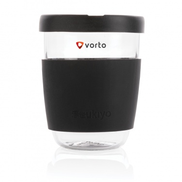 Logotrade promotional merchandise picture of: Ukiyo borosilicate glass with silicone lid and sleeve