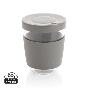 Logo trade promotional merchandise image of: Ukiyo borosilicate glass with silicone lid and sleeve