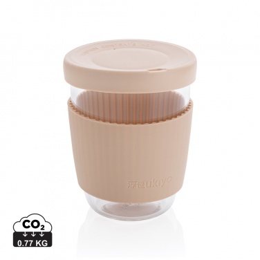 Logotrade promotional merchandise image of: Ukiyo borosilicate glass with silicone lid and sleeve