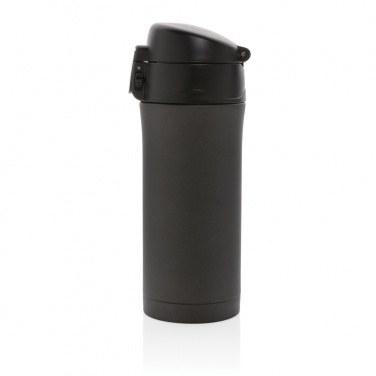 Logo trade corporate gifts picture of: Metallic easy lock vacuum mug