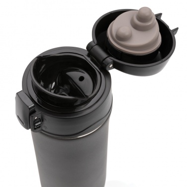 Logo trade promotional merchandise picture of: Metallic easy lock vacuum mug