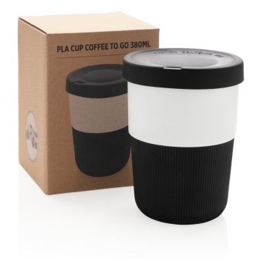 Logo trade promotional giveaways image of: PLA cup coffee to go 380ml