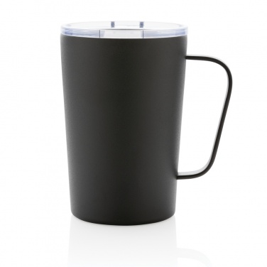 Logotrade promotional giveaway image of: RCS Recycled stainless steel modern vacuum mug with lid