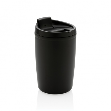 Logo trade business gifts image of: GRS Recycled PP tumbler with flip lid