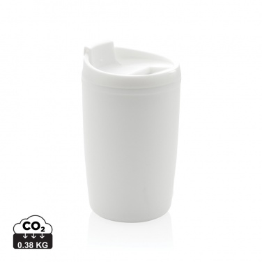 Logo trade promotional merchandise image of: GRS Recycled PP tumbler with flip lid