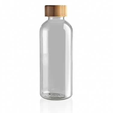 Logo trade corporate gift photo of: RCS RPET bottle with bamboo lid