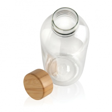 Logo trade promotional giveaways picture of: RCS RPET bottle with bamboo lid