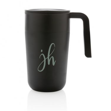 Logo trade advertising products image of: GRS Recycled PP and SS mug with handle