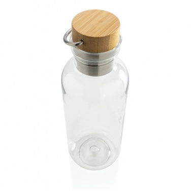 Logotrade business gift image of: RCS RPET bottle with bamboo lid and handle