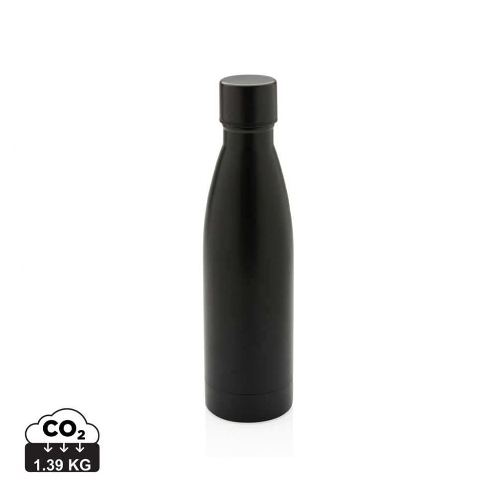 Logo trade business gift photo of: RCS Recycled stainless steel solid vacuum bottle