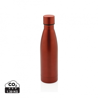 Logotrade promotional gift image of: RCS Recycled stainless steel solid vacuum bottle