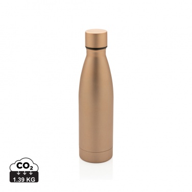 Logo trade corporate gifts picture of: RCS Recycled stainless steel solid vacuum bottle