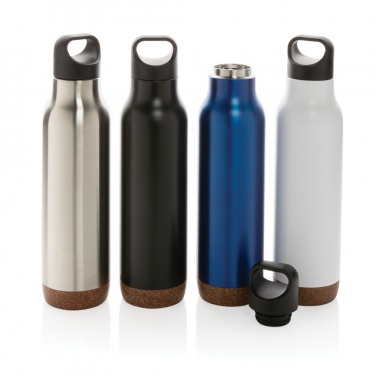 Logo trade promotional items image of: Cork leakproof vacuum flask