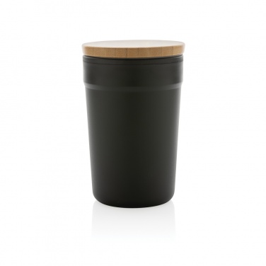 Logotrade advertising products photo of: GRS certified recycled PP mug with bamboo lid