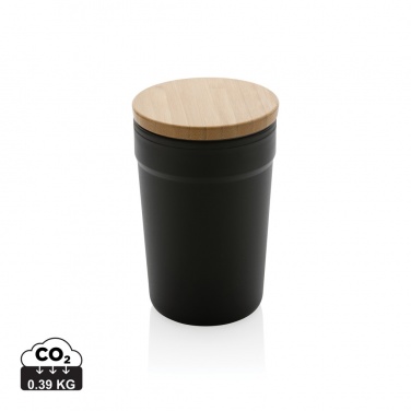 Logotrade promotional gift image of: GRS certified recycled PP mug with bamboo lid