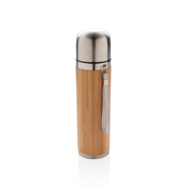 Logotrade promotional item picture of: Bamboo vacuum travel flask