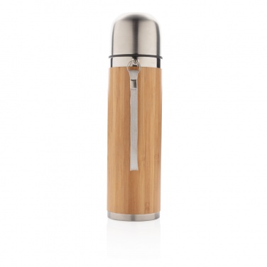 Logotrade promotional merchandise picture of: Bamboo vacuum travel flask