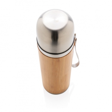 Logotrade business gift image of: Bamboo vacuum travel flask