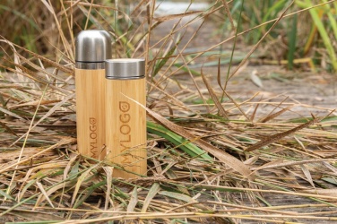 Logotrade promotional products photo of: Bamboo vacuum travel flask