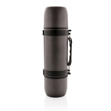 Logo trade promotional merchandise image of: Vacuum flask with 2 cups