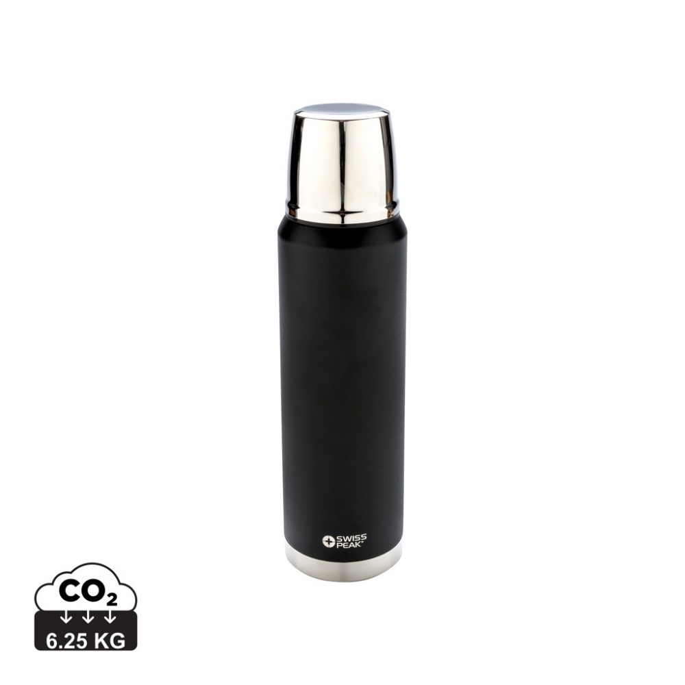 Logo trade promotional item photo of: Swiss Peak Elite 1L copper vacuum flask