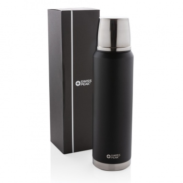 Logo trade advertising products image of: Swiss Peak Elite 1L copper vacuum flask