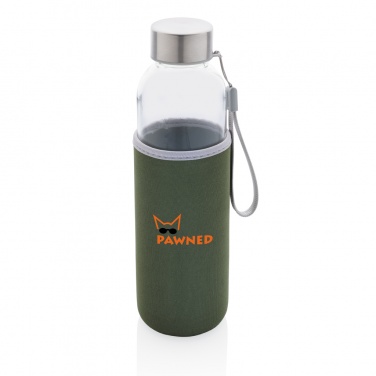 Logotrade promotional giveaway picture of: Glass bottle with neoprene sleeve