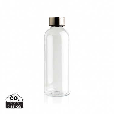 Logo trade advertising products picture of: Leakproof water bottle with metallic lid