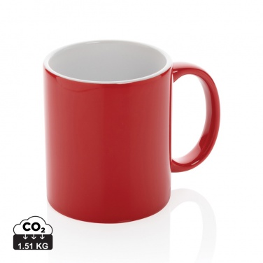 Logo trade promotional giveaways image of: Ceramic classic mug 350ml