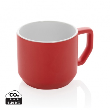 Logo trade promotional gift photo of: Ceramic modern mug 350ml