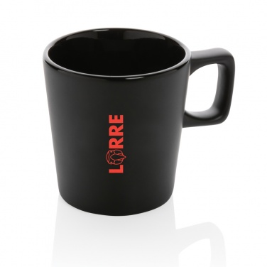 Logo trade promotional giveaways picture of: Ceramic modern coffee mug 300ml