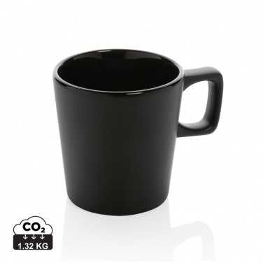 Logotrade promotional item picture of: Ceramic modern coffee mug 300ml