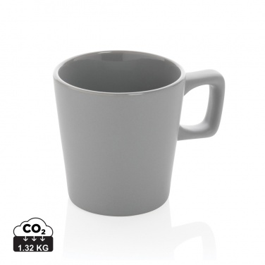 Logotrade promotional item image of: Ceramic modern coffee mug 300ml